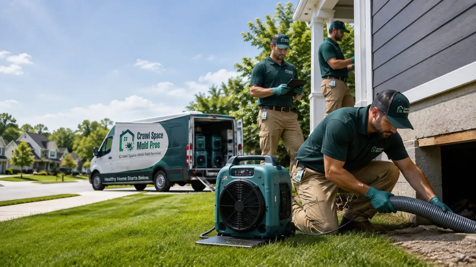 Crawl Space Mold Removal in Ladora, IA